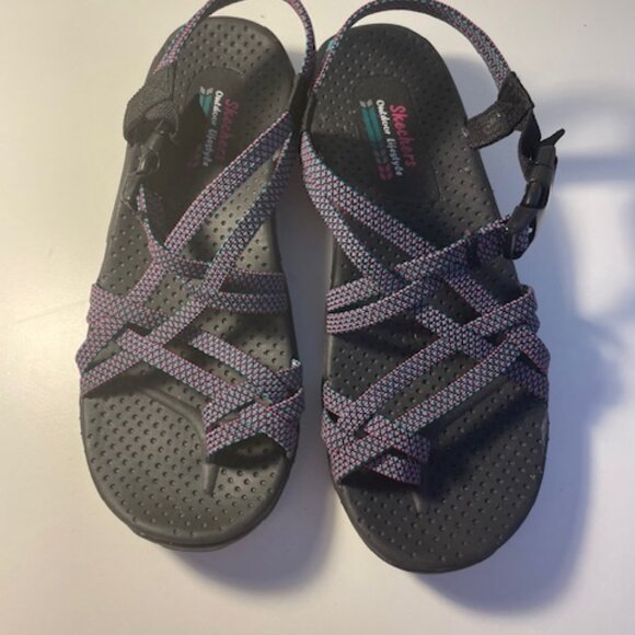Skechers Shoes - Regae - Irie Mon Sport Thong Sandals New Purple